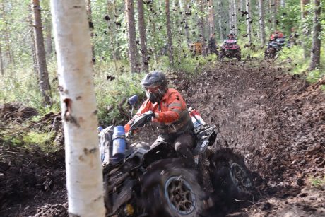 Quad biking