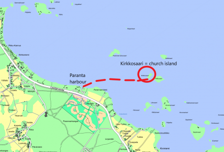 Kirkkosaari map