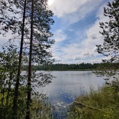 Lake iso-ruonanen in the picture.