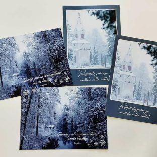 Lähetä jouluterveiset läheisillesi Lestijärven joulukortilla!