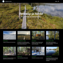 johku - retkeily lestillä.